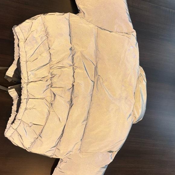 Reflective Puffer Jacket - Light Gray - Picture 3 of 4